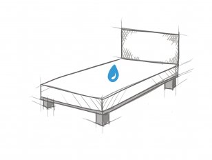 Light waterbed - Narrow