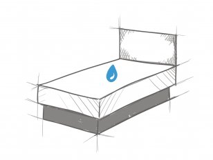 Mono Waterbed - Narrow