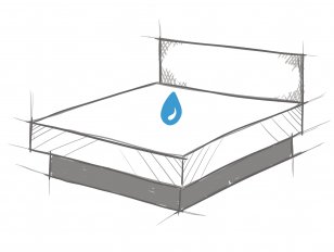Mono Waterbed - Wide