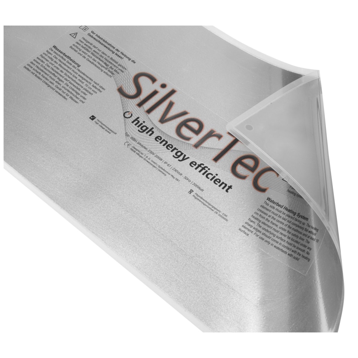 Waterbed Heater – Analog SilverTec 200W | Carbon Heater / Carbon Heater